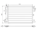 Kondenz�tor klimatizace&nbsp;VALEO&nbsp;&dash;&nbsp;VA 814013