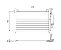 Kondenztor klimatizace VALEO ‐ VA 814038