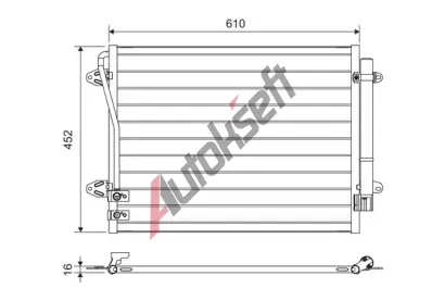 VALEO Kondenztor klimatizace VA 814039, 814039