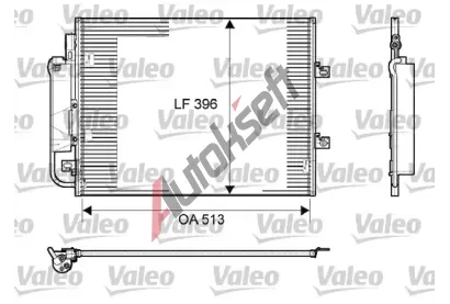 VALEO Kondenztor - klimatizace VA 814061, 814061