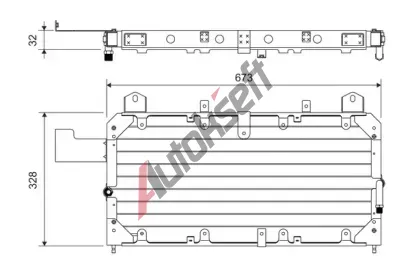 VALEO Kondenztor klimatizace VA 814062, 814062