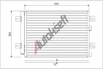 VALEO Kondenztor - klimatizace VA 814077, 814077