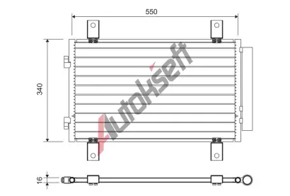 VALEO Kondenz�tor klimatizace VA 814081, 814081