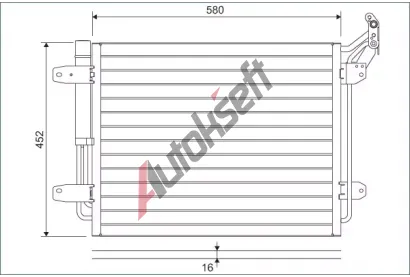 VALEO Kondenztor klimatizace VA 814091, 814091