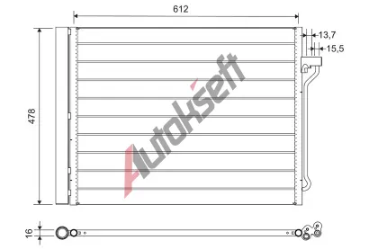 VALEO Kondenz�tor klimatizace VA 814113, 814113