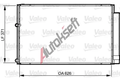 VALEO Kondenztor klimatizace VA 814158, 814158