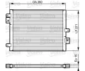 Kondenztor klimatizace VALEO ‐ VA 814167
