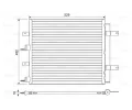 Kondenz�tor klimatizace&nbsp;VALEO&nbsp;&dash;&nbsp;VA 814196