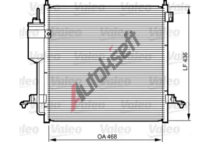 VALEO Kondenztor klimatizace VA 814214, 814214