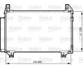 Kondenztor klimatizace VALEO ‐ VA 814233