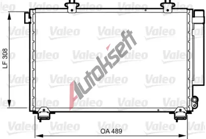 VALEO Kondenztor klimatizace VA 814307, 814307