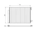 Kondenztor klimatizace VALEO ‐ VA 814373