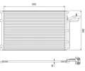 VALEO Kondenz�tor klimatizace&nbsp;&dash;&nbsp;VA 814416