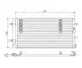 Kondenztor klimatizace VALEO ‐ VA 814419