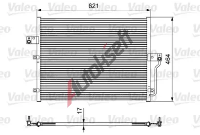 VALEO Kondenztor klimatizace VA 814441, 814441