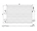 Kondenz�tor klimatizace&nbsp;VALEO&nbsp;&dash;&nbsp;VA 814446