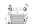 Chladi vzduchu intercooler VALEO ‐ VA 816759