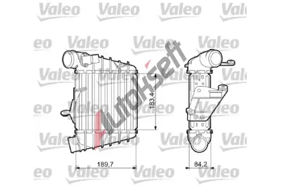 VALEO Chladi vzduchu intercooler VA 817556, 817556