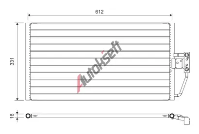 VALEO Kondenz�tor - klimatizace VA 817561, 817561