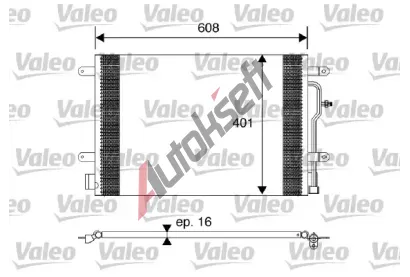 VALEO Kondenz�tor - klimatizace VA 817569, 817569