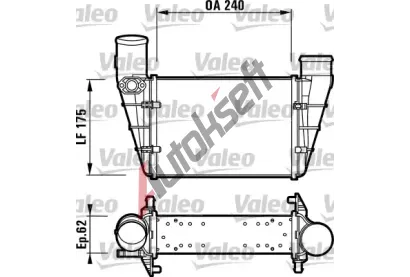 VALEO Chladi vzduchu intercooler VA 817625, 817625
