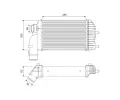 Chladi vzduchu intercooler VALEO ‐ VA 817632