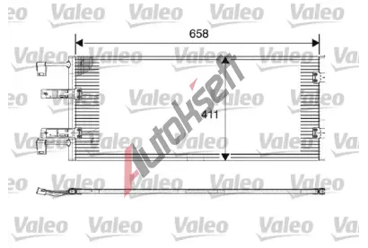 VALEO Kondenz�tor - klimatizace VA 817645, 817645