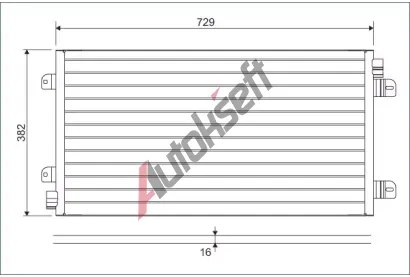 VALEO Kondenztor - klimatizace VA 817689, 817689