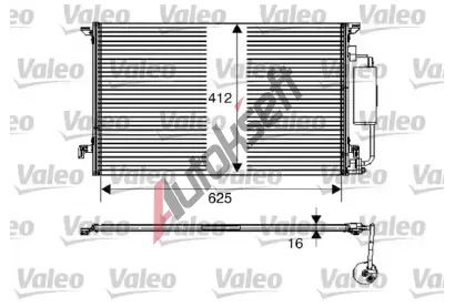 VALEO Kondenztor - klimatizace VA 817712, 817712