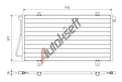 VALEO Kondenztor klimatizace VA 817742, 817742