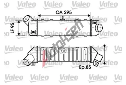 VALEO Chladi vzduchu intercooler VA 817767, 817767