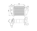 Chladi vzduchu intercooler VALEO ‐ VA 817870