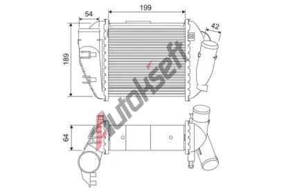 VALEO Chladi vzduchu intercooler VA 817870, 817870