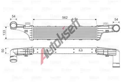 VALEO Chladi� vzduchu intercooler VA 817905, 817905