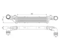 Chladi� vzduchu intercooler&nbsp;VALEO&nbsp;&dash;&nbsp;VA 817907