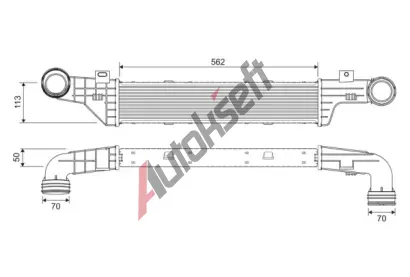 VALEO Chladi� vzduchu intercooler VA 817907, 817907