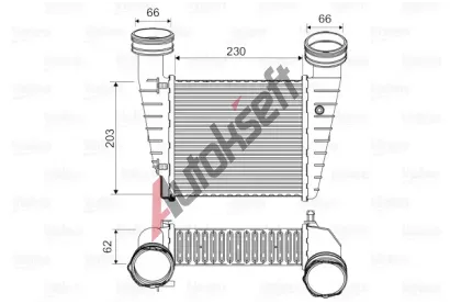 VALEO Chladi vzduchu intercooler VA 817938, 817938
