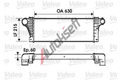 VALEO Chladič vzduchu intercooler VA 817941, 817941 VALEO Chladič vzduchu intercooler VA 817941, 817941