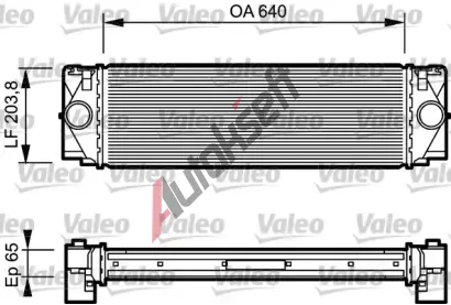 VALEO Chladi vzduchu intercooler VA 817994, 817994