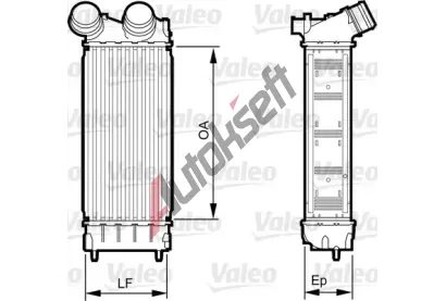 VALEO Chladi vzduchu intercooler VA 818226, 818226