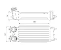 Chladi vzduchu intercooler VALEO ‐ VA 818242