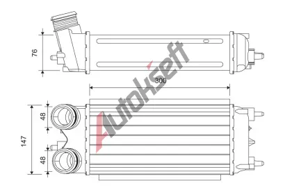 VALEO Chladi vzduchu intercooler VA 818242, 818242