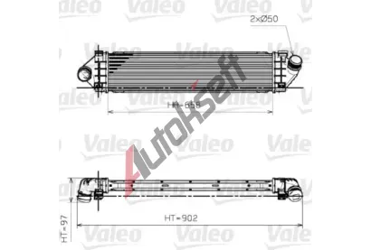 VALEO Chladi vzduchu intercooler VA 818246, 818246