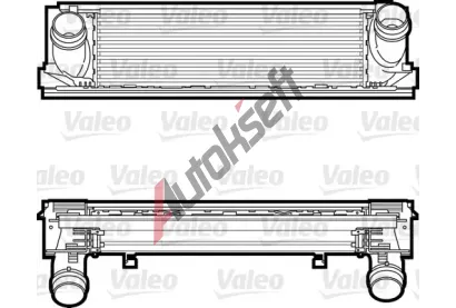 VALEO Chladič vzduchu intercooler VA 818263, 818263  VALEO Chladič vzduchu intercooler VA 818263, 818263