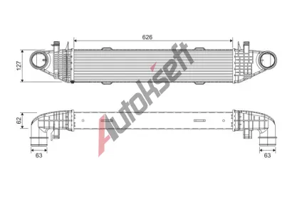 VALEO Chladi vzduchu intercooler VA 818276, 818276