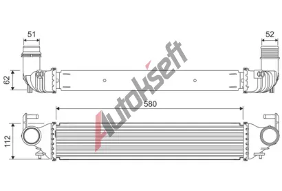 VALEO Chladi vzduchu intercooler VA 818312, 818312
