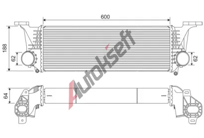VALEO Chladič vzduchu intercooler VA 818315, 818315 VALEO Chladič vzduchu intercooler VA 818315, 818315
