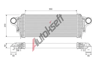 VALEO Chladi vzduchu intercooler VA 818320, 818320