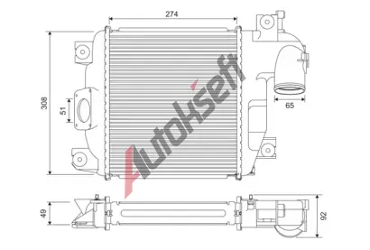 VALEO Chladi vzduchu intercooler VA 818321, 818321
