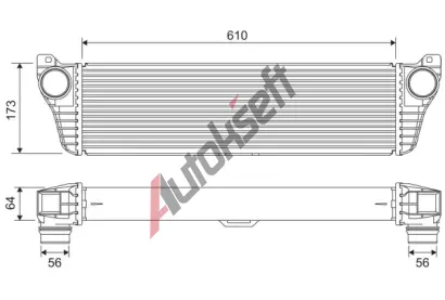 VALEO Chladi vzduchu intercooler VA 818322, 818322